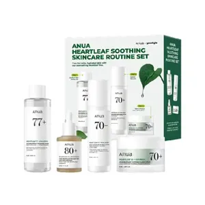 ANUA Heartleaf Soothing Skincare Routine