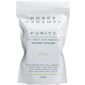 Rose & Caramel Purity 2In1 Self Tan Removing Wonder Sponge