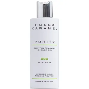 Rose & Caramel Purity Fade Away Self Tan Removing Shower Gel