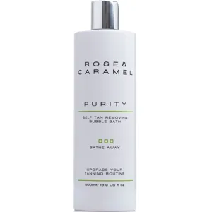 Rose & Caramel Purity Bathe Away Self Tan Removing Bubble Bath