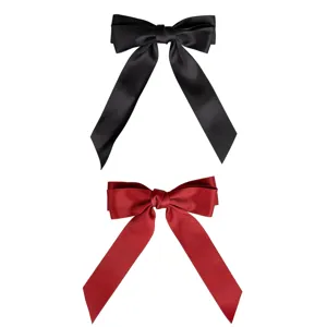 brushworks Satin Hair Bow Duo