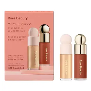 Rare Beauty Warm Radiance Mini Blush & Luminizer Duo