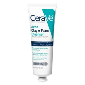 CeraVe Acne Clay-To-Foam Cleanser