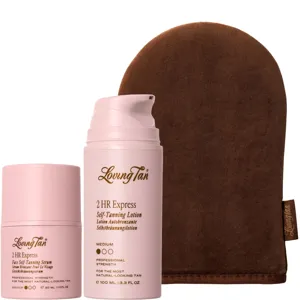 Loving Tan Tanning Lotion & Face Tanning Serum & Deluxe Applicator Mitt