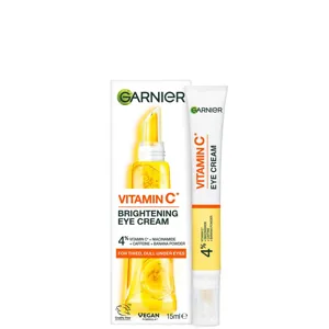 Garnier Aufhellende Augencreme 4 % Vitamin C, Nicotinamid, Koffein Und Bananenpulver