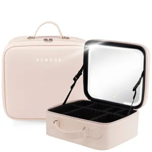 Sensse Glow Up Vanity Case With Led Light Mirror