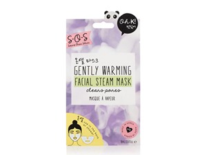 ! Sos Gently Warming Facial Steam Sheet Mask